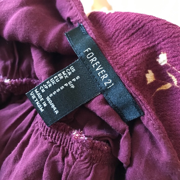 Forever 21 - Red Floral Halter Dress - Picture 7 of 7